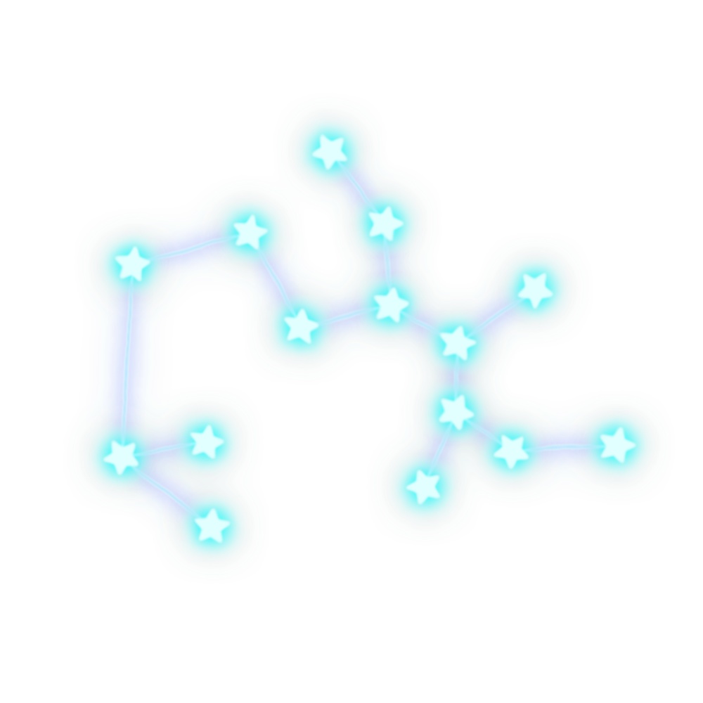 【TRPG/動画素材】ゆらゆら動くネオン12星座EF!APNG&MP4【ココフォリア・MV・配信向け】