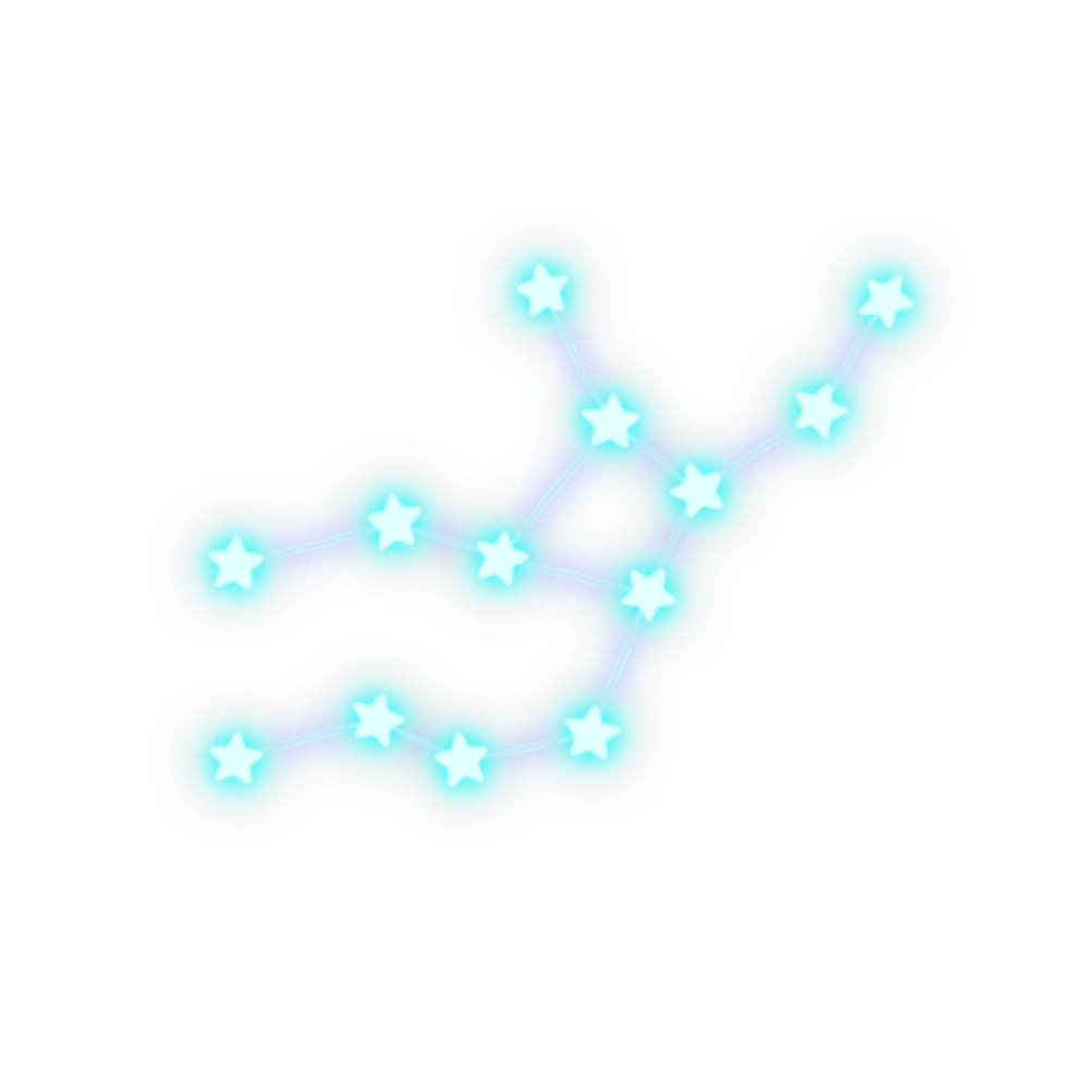 【TRPG/動画素材】ゆらゆら動くネオン12星座EF!APNG&MP4【ココフォリア・MV・配信向け】