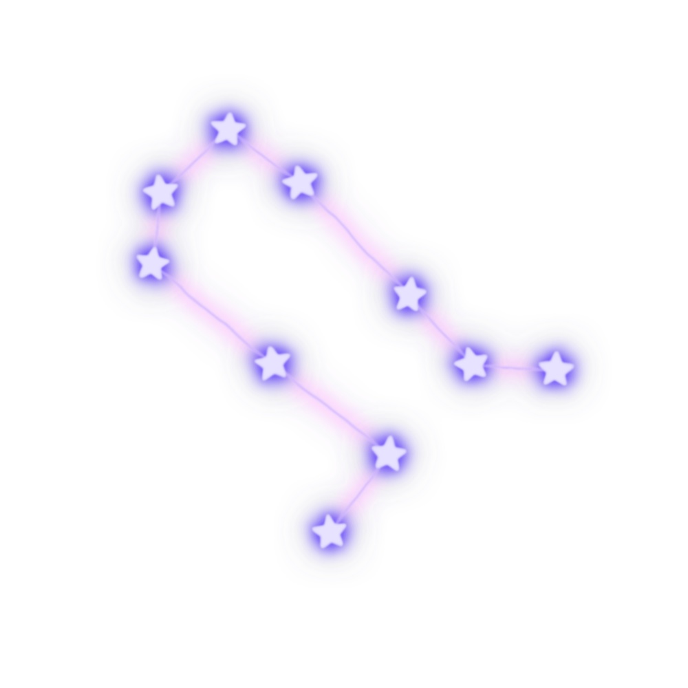 【TRPG/動画素材】ゆらゆら動くネオン12星座EF!APNG&MP4【ココフォリア・MV・配信向け】