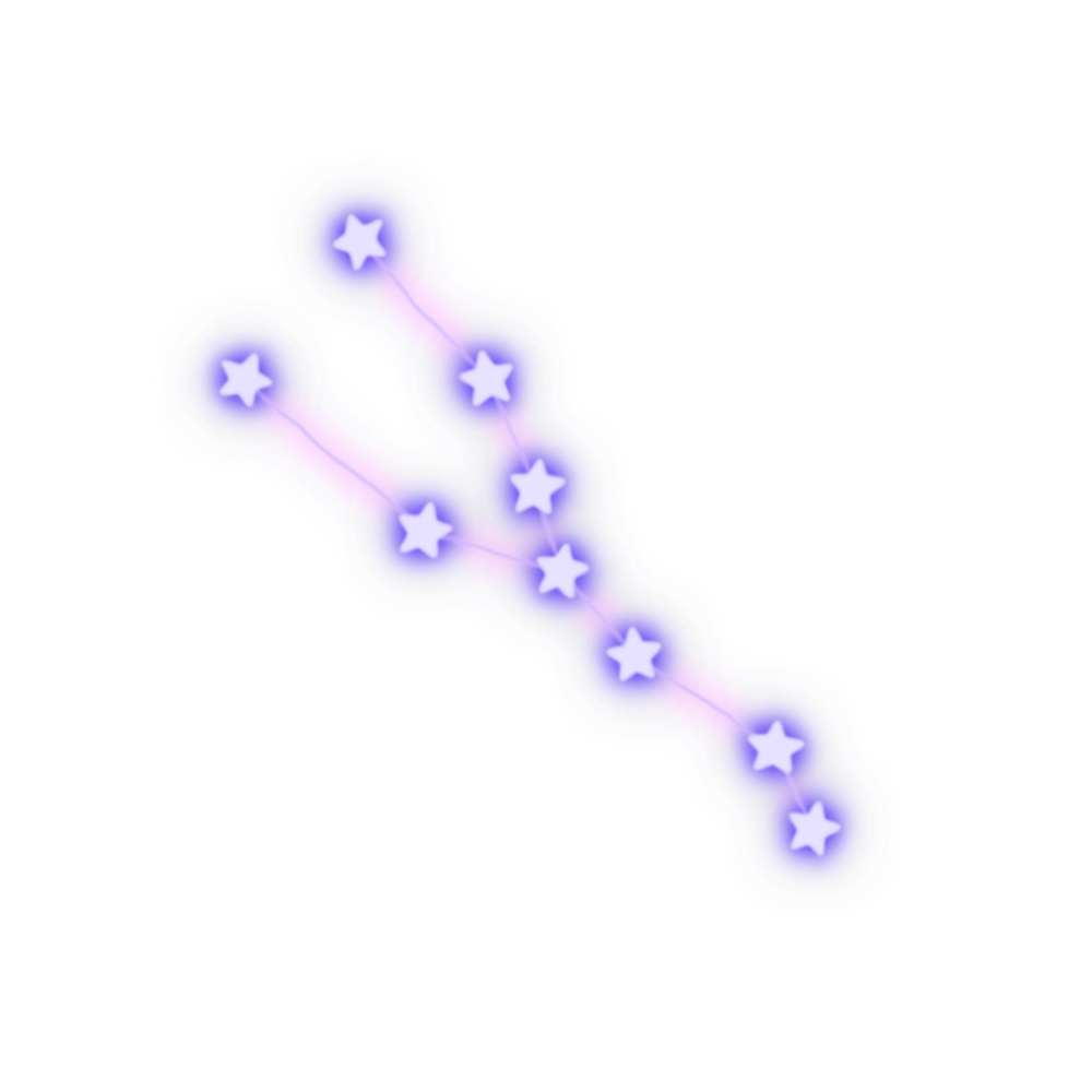 【TRPG/動画素材】ゆらゆら動くネオン12星座EF!APNG&MP4【ココフォリア・MV・配信向け】