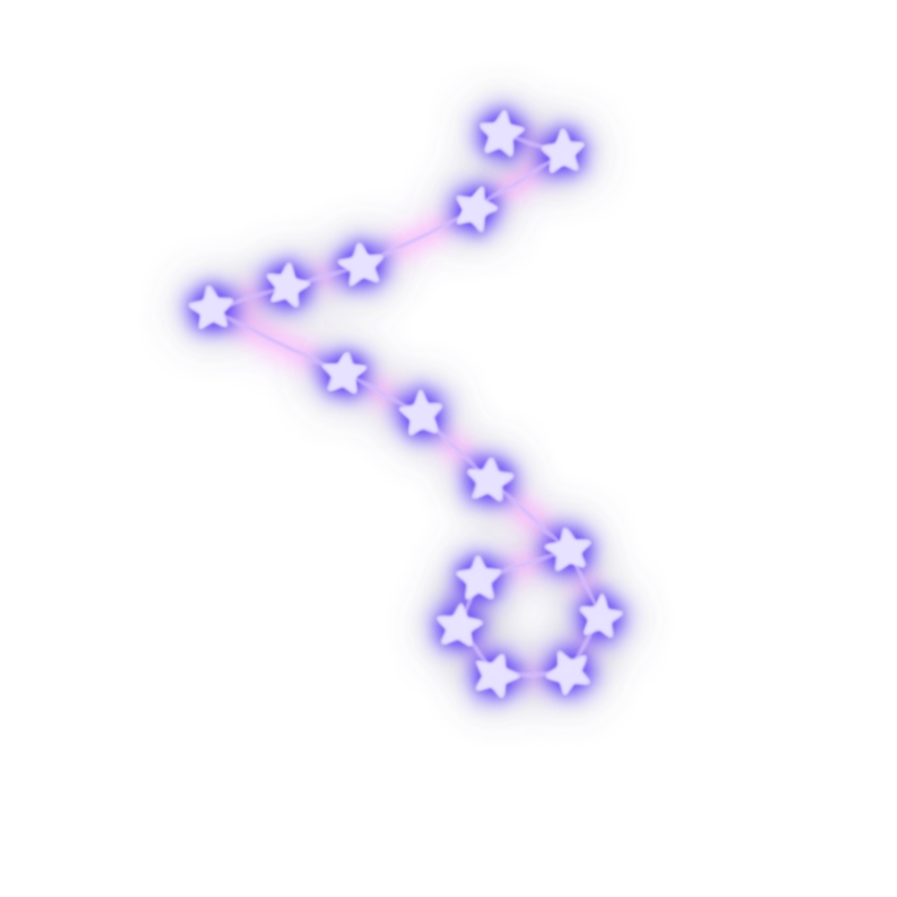 【TRPG/動画素材】ゆらゆら動くネオン12星座EF!APNG&MP4【ココフォリア・MV・配信向け】