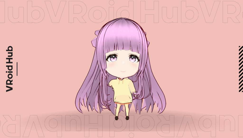 【VRoid/VRM/アバター】シオリ ミニキャラver