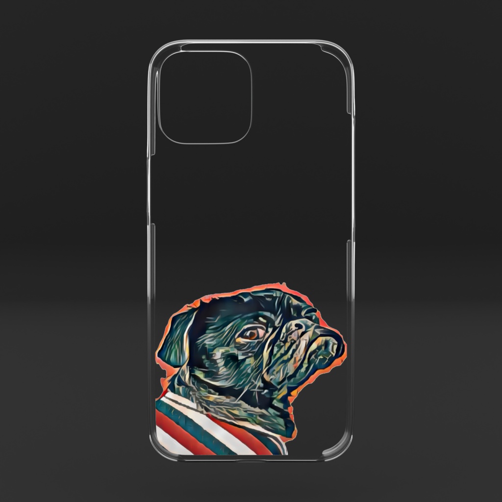 iPhoneケース パグ🐶