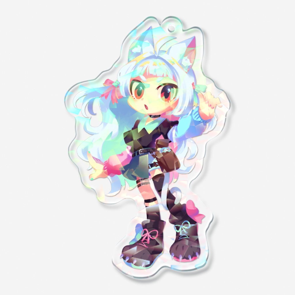 アヒャノ 誕生日2025年 ホログラムアクリルキーホルダー