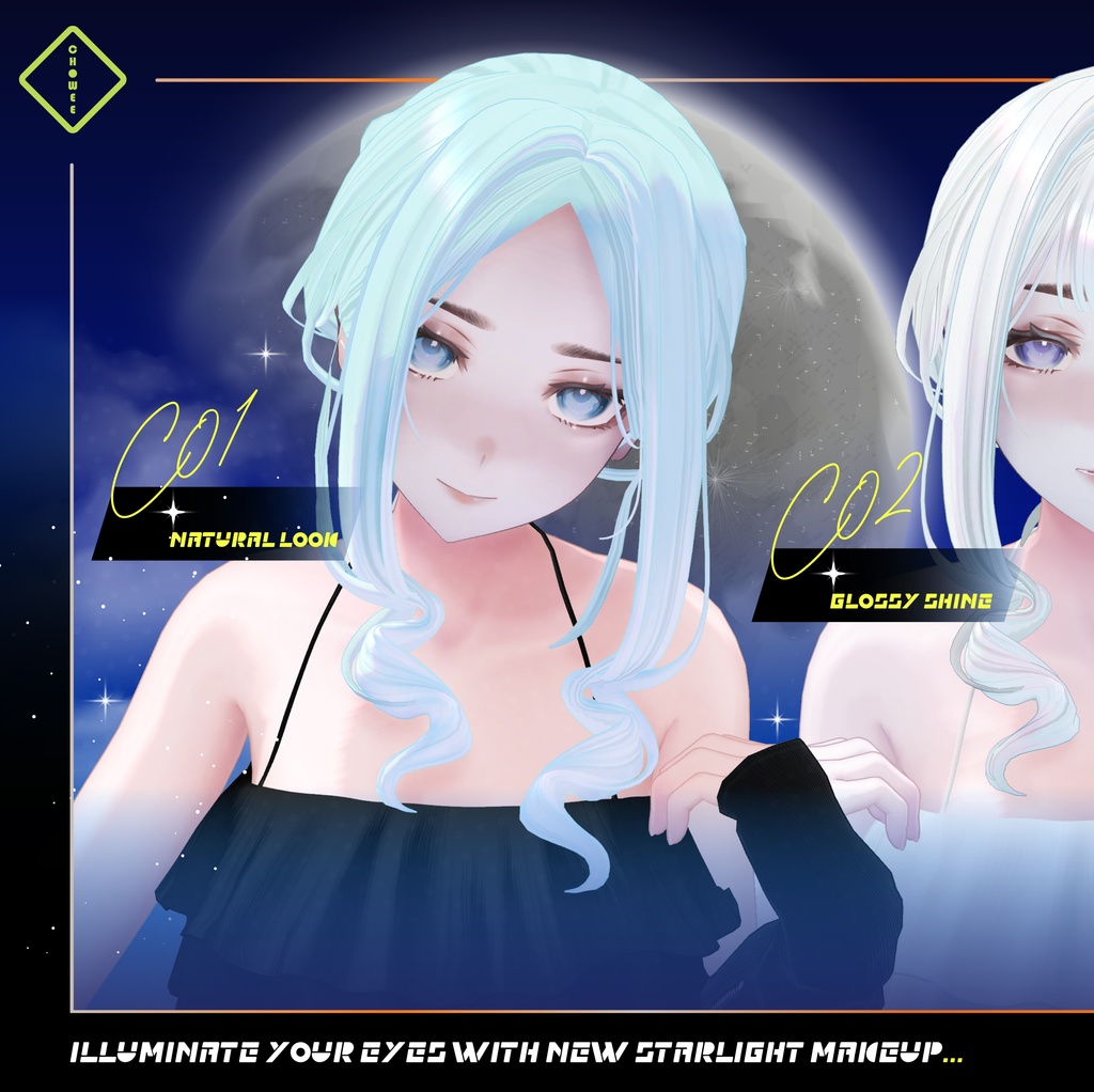 【期間限定無料】-STARLIGHT- Lasyusha Eyes Textures and Make-up