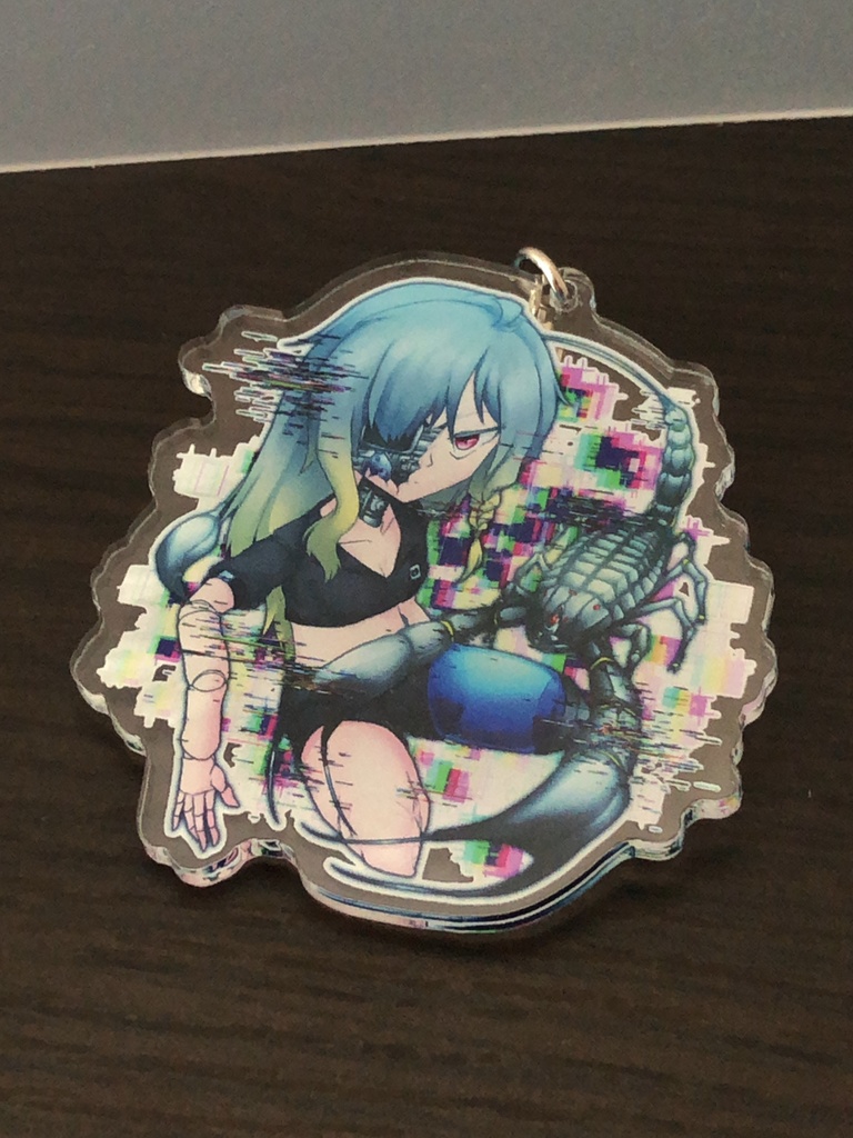 メンテナンス女子(サソリ:ERROR)アクリルキーホルダー