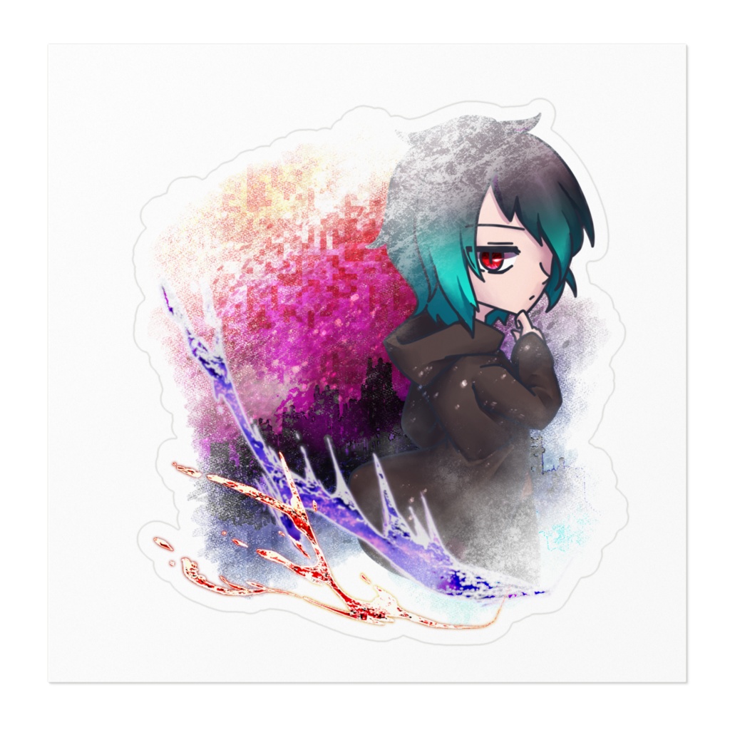 奏郁 黎堕 ステッカー