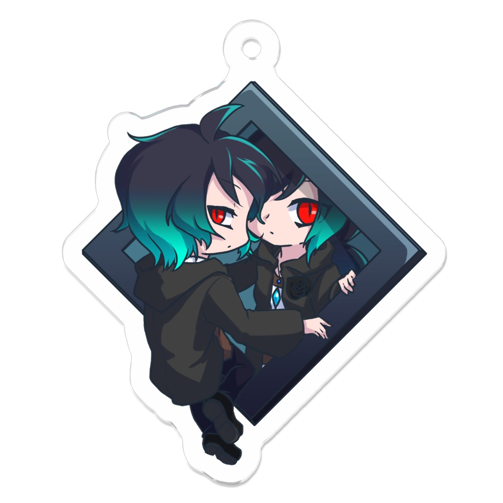 エル＆黎堕 アクリルキーホルダー