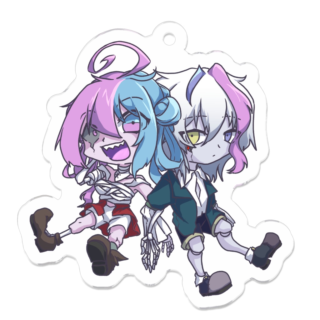 狐霊&虚 アクリルキーホルダー