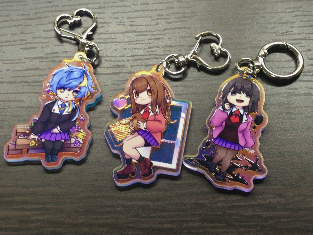 『｢自分達｣は』の女の子のアクリルキーホルダー