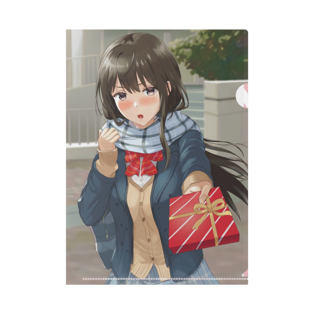 クリアファイル・少女・ツンデレ・バレンタイン