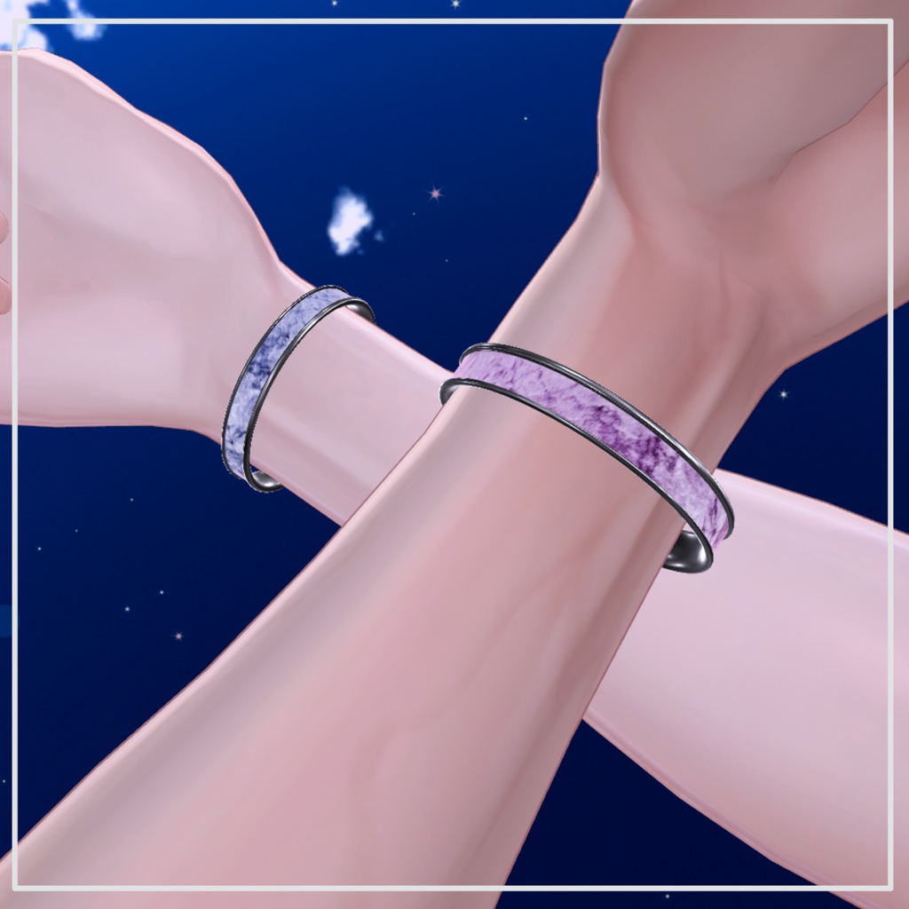 Crystal CAT & リングブレスレット