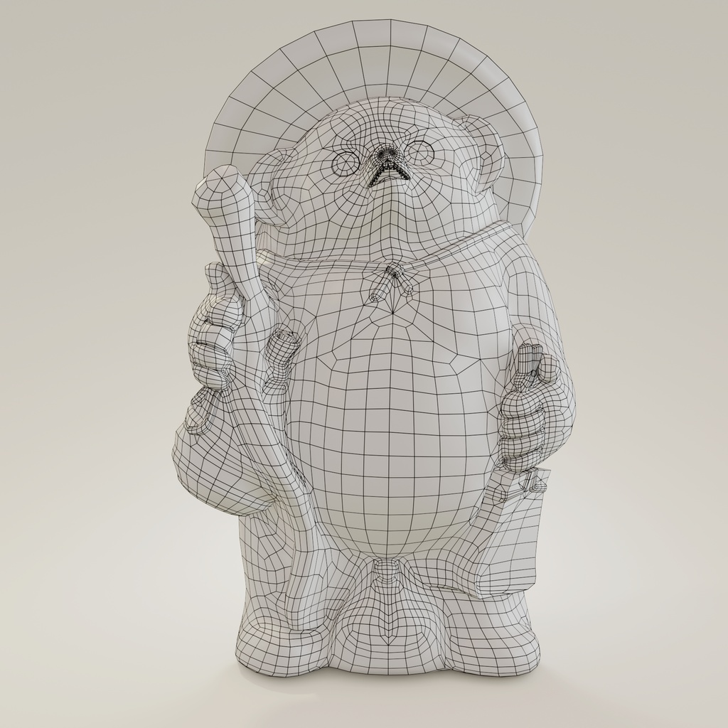 信楽焼たぬき 3Dモデル