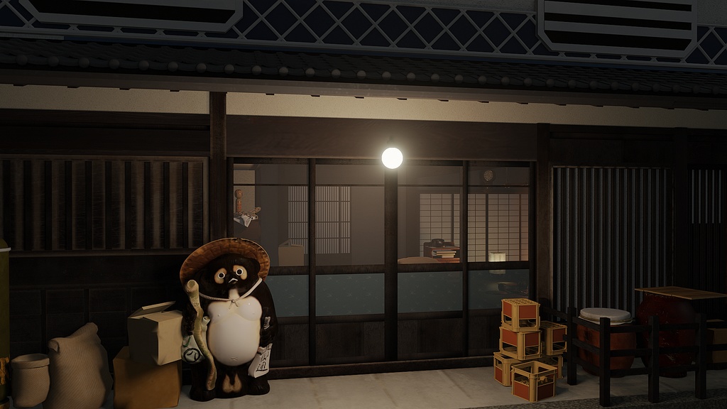 信楽焼たぬき 3Dモデル