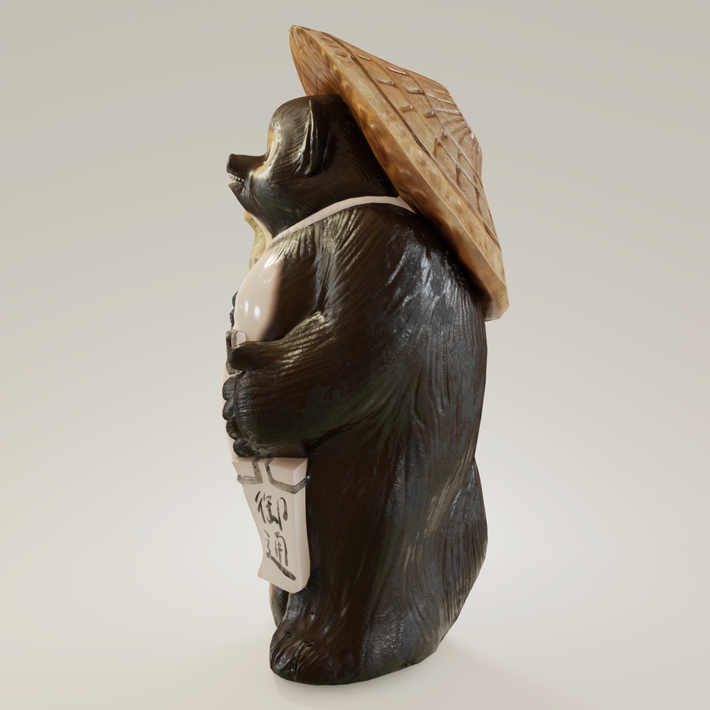 信楽焼たぬき 3Dモデル