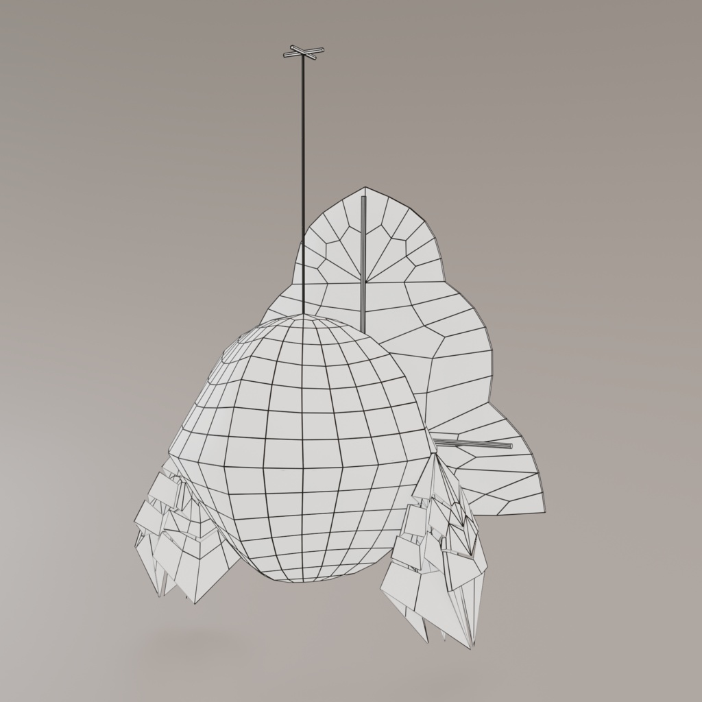 金魚ねぶた3Dモデル