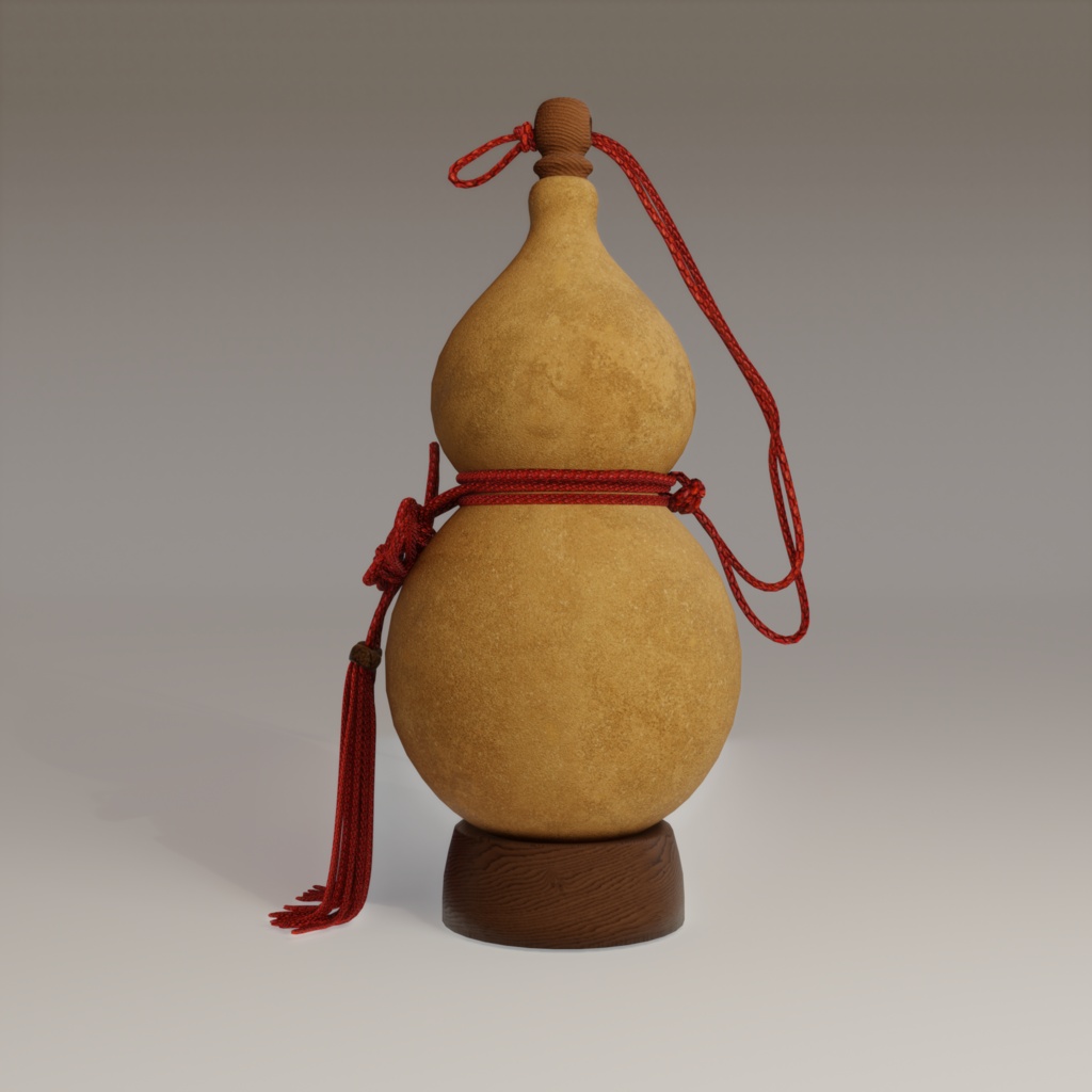 ひょうたん 3Dモデル