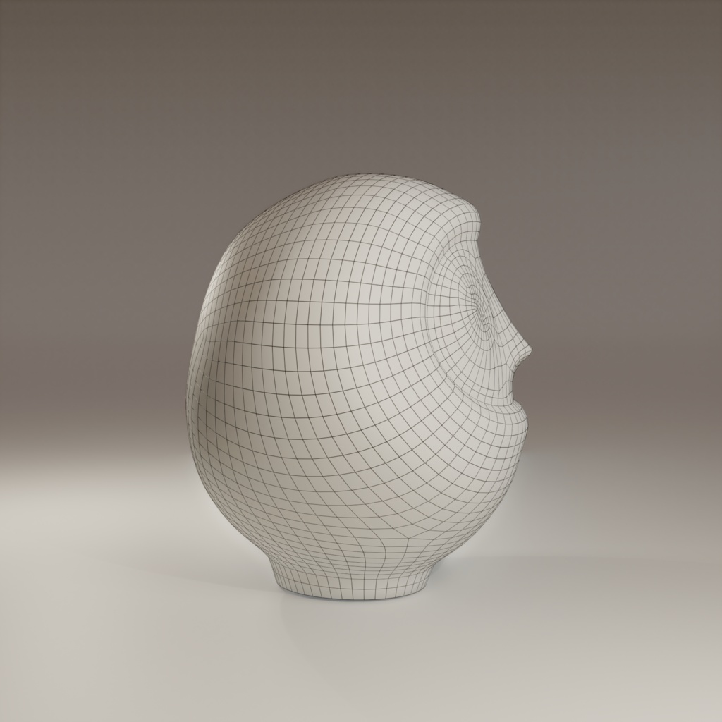 だるま 3Dモデル