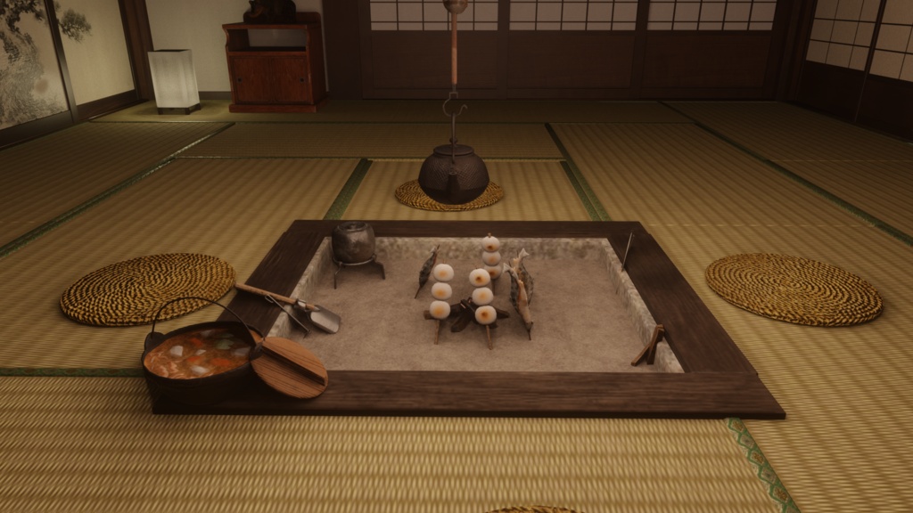 古民家 和室 3Dモデル