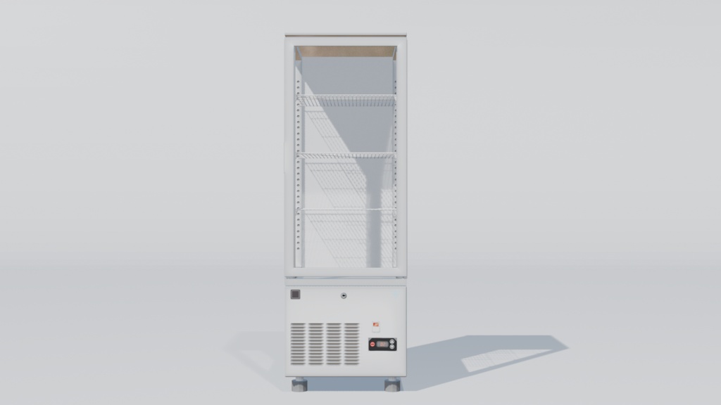 冷蔵ケース 3Dモデル