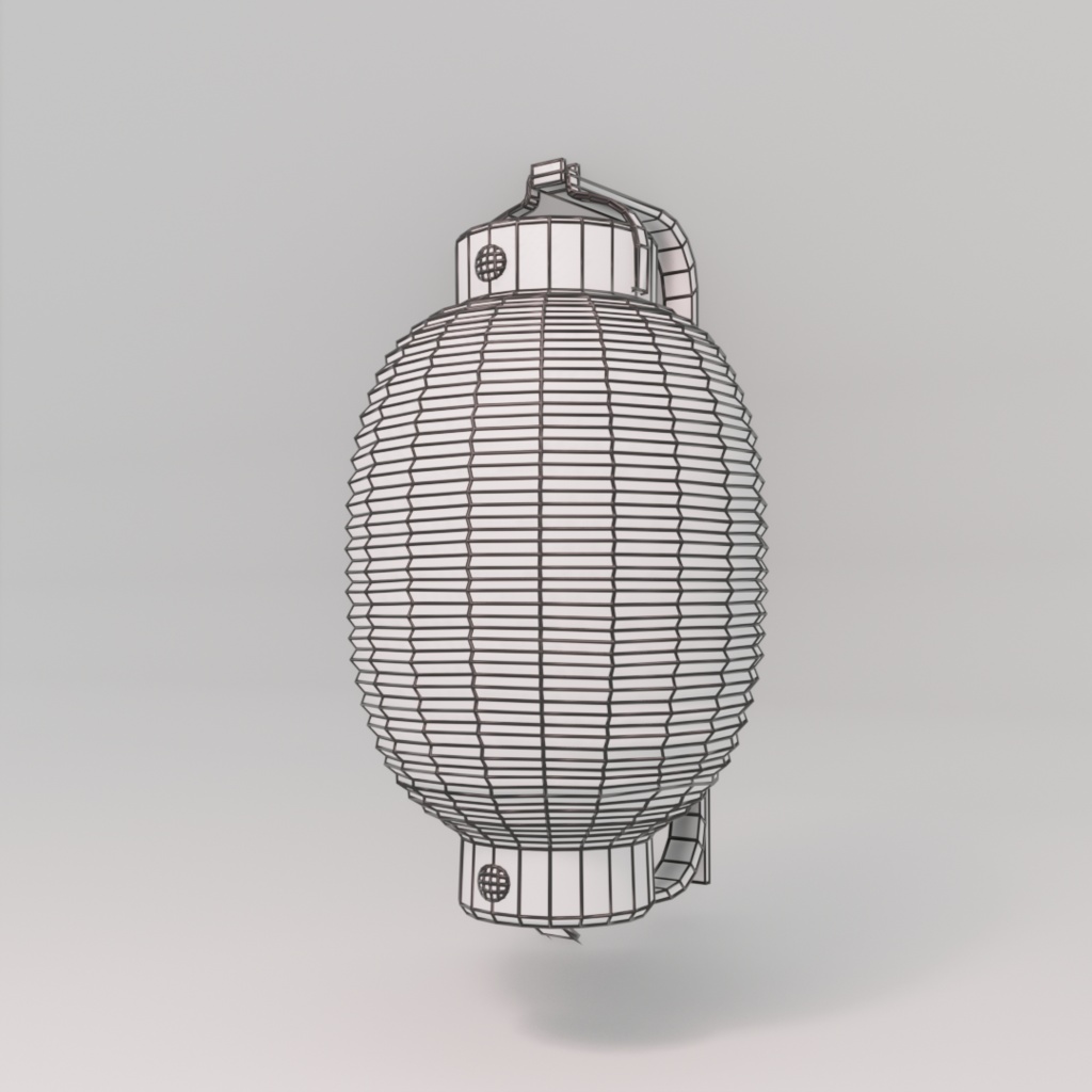 お土産提灯 3Dモデル