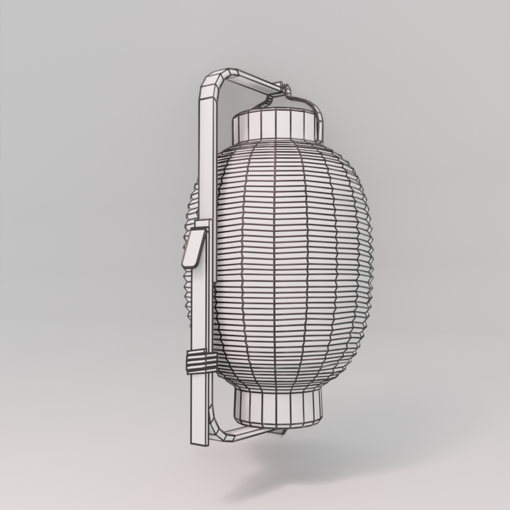 お土産提灯 3Dモデル