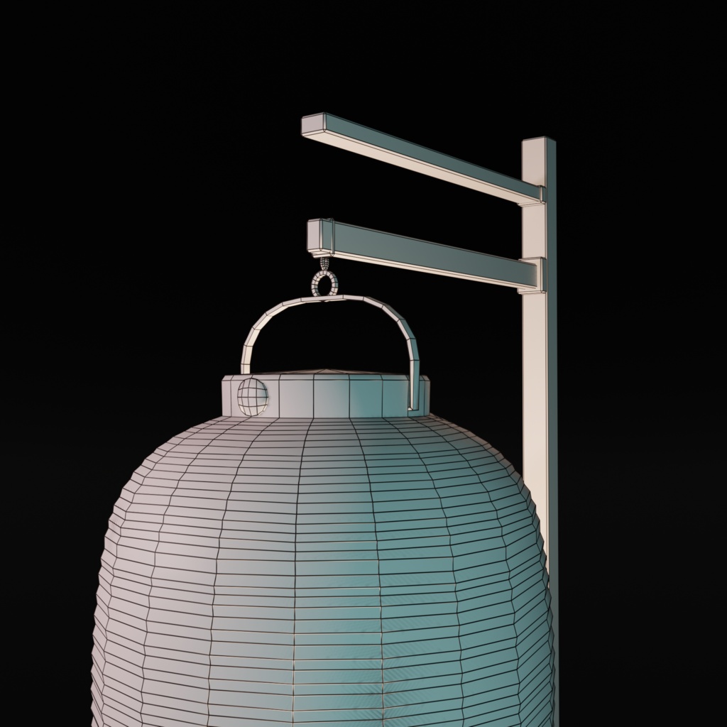 提灯 3Dモデル