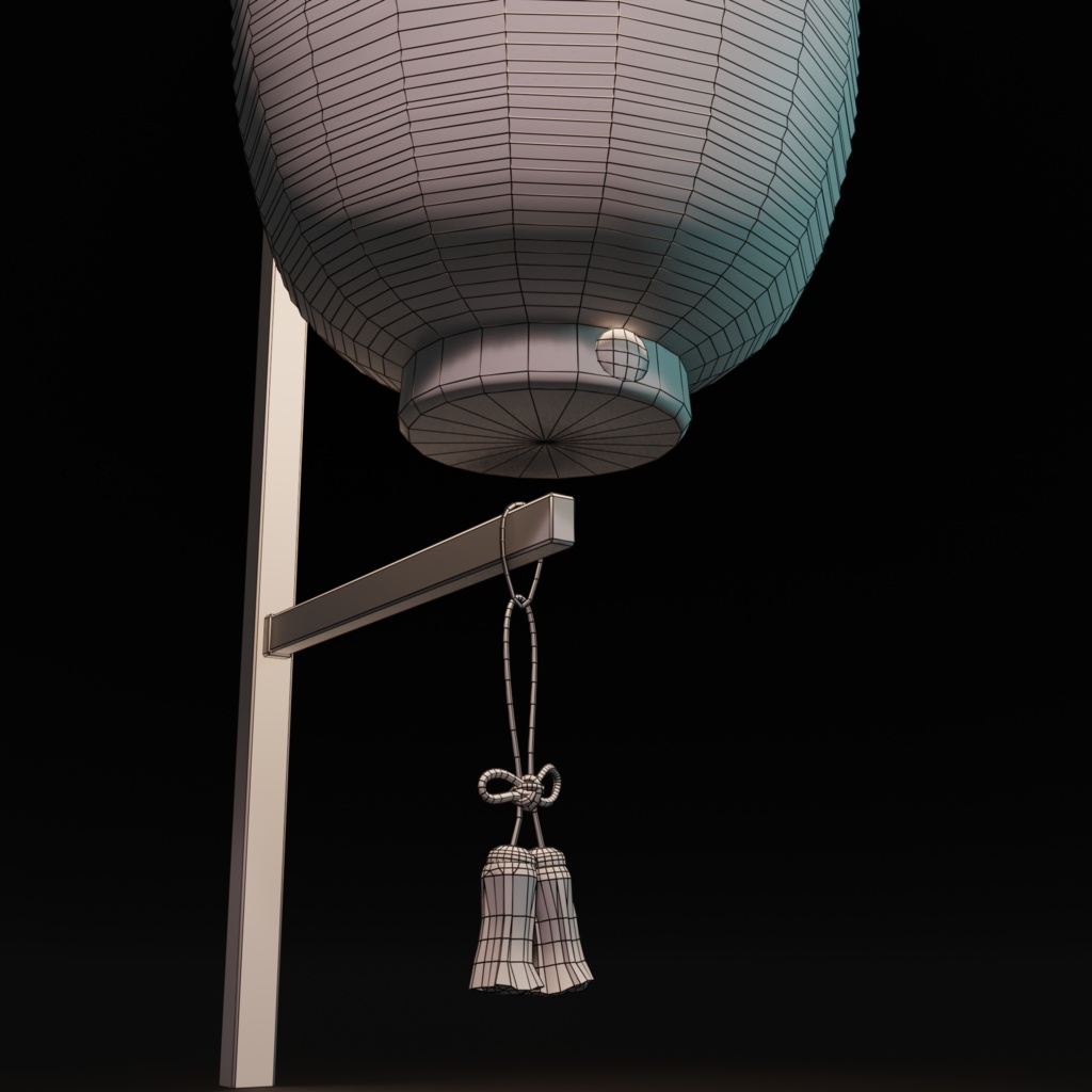 提灯 3Dモデル