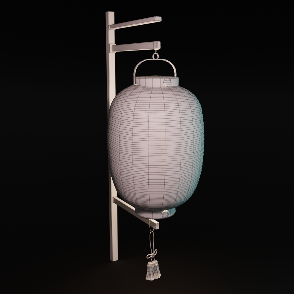 提灯 3Dモデル