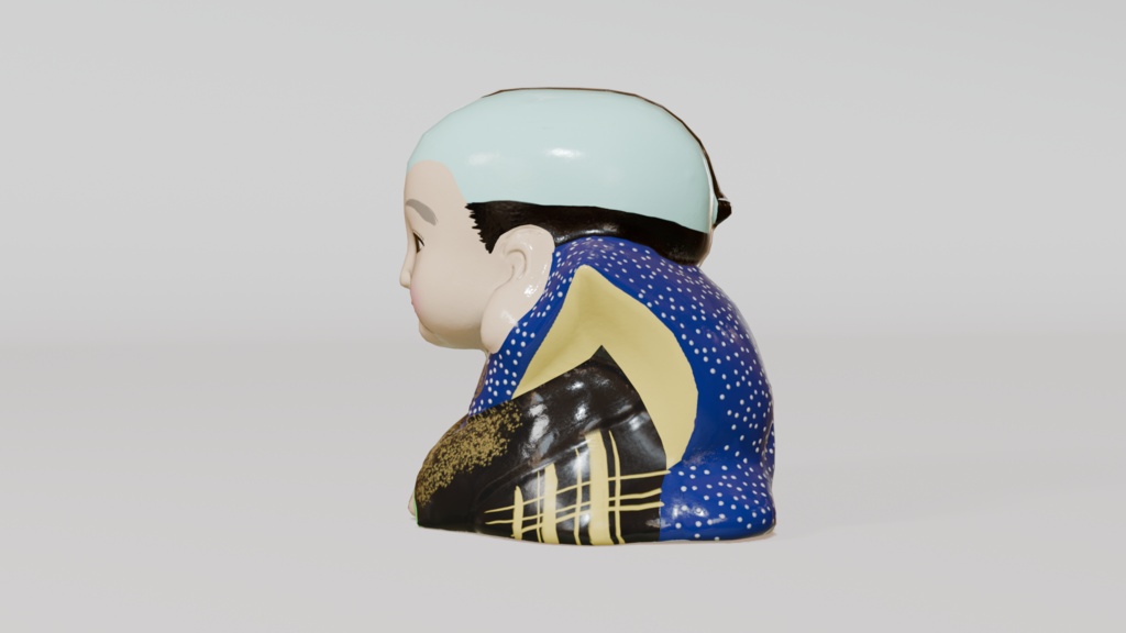 福助 3Dモデル