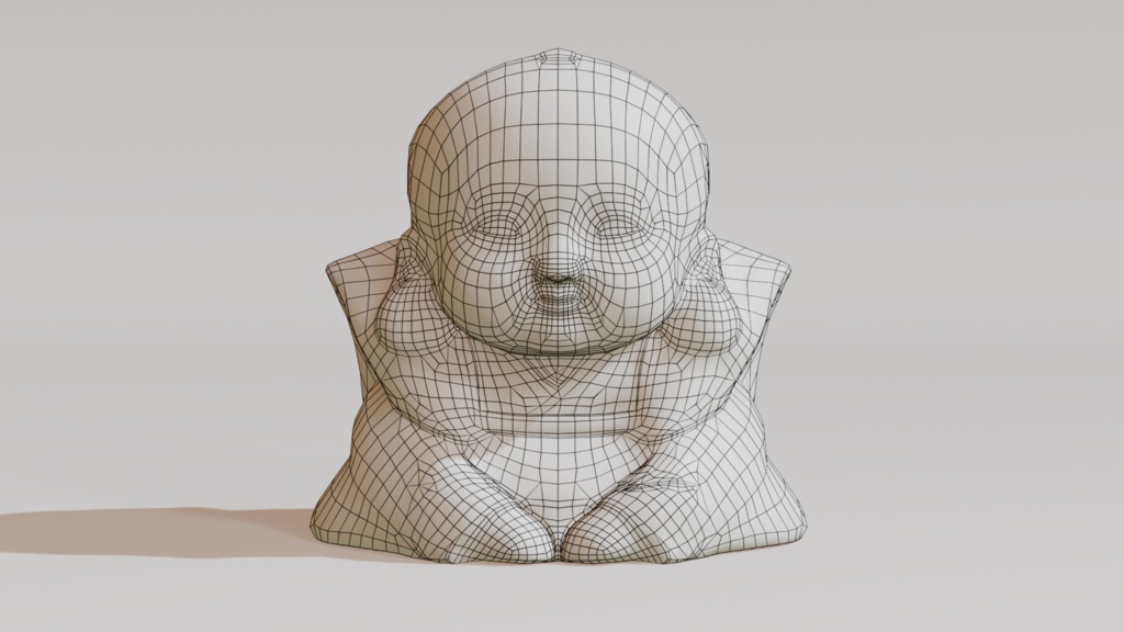 福助 3Dモデル