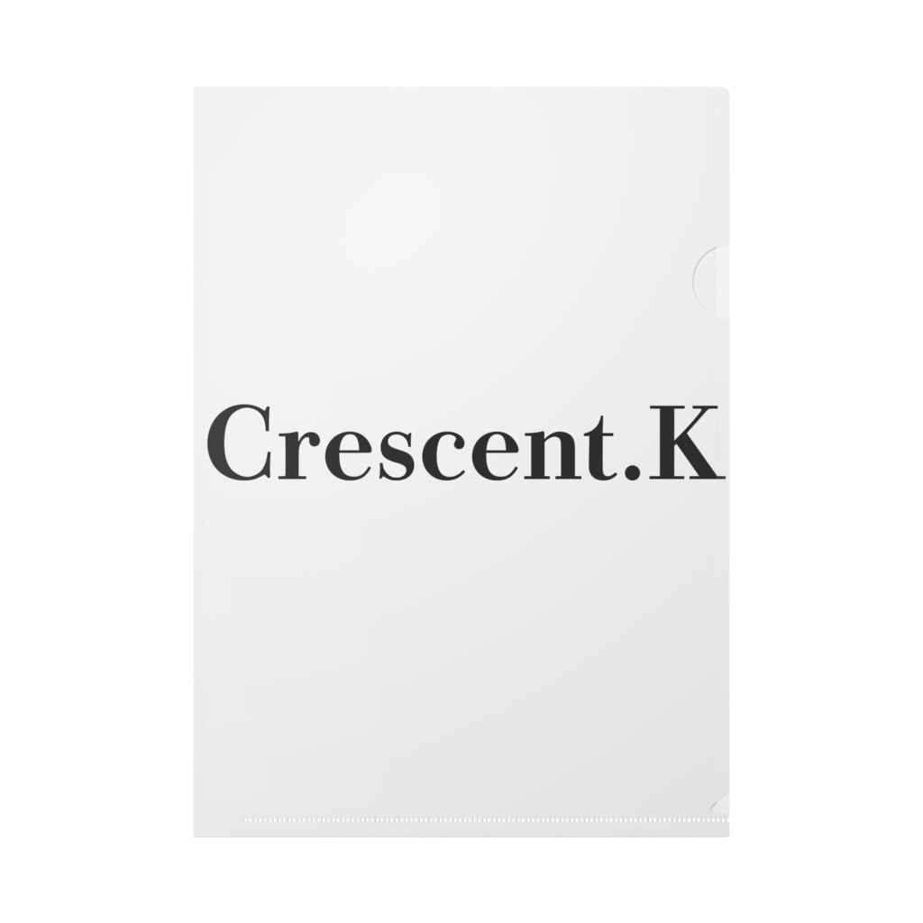 Crescent.K クリアファイル