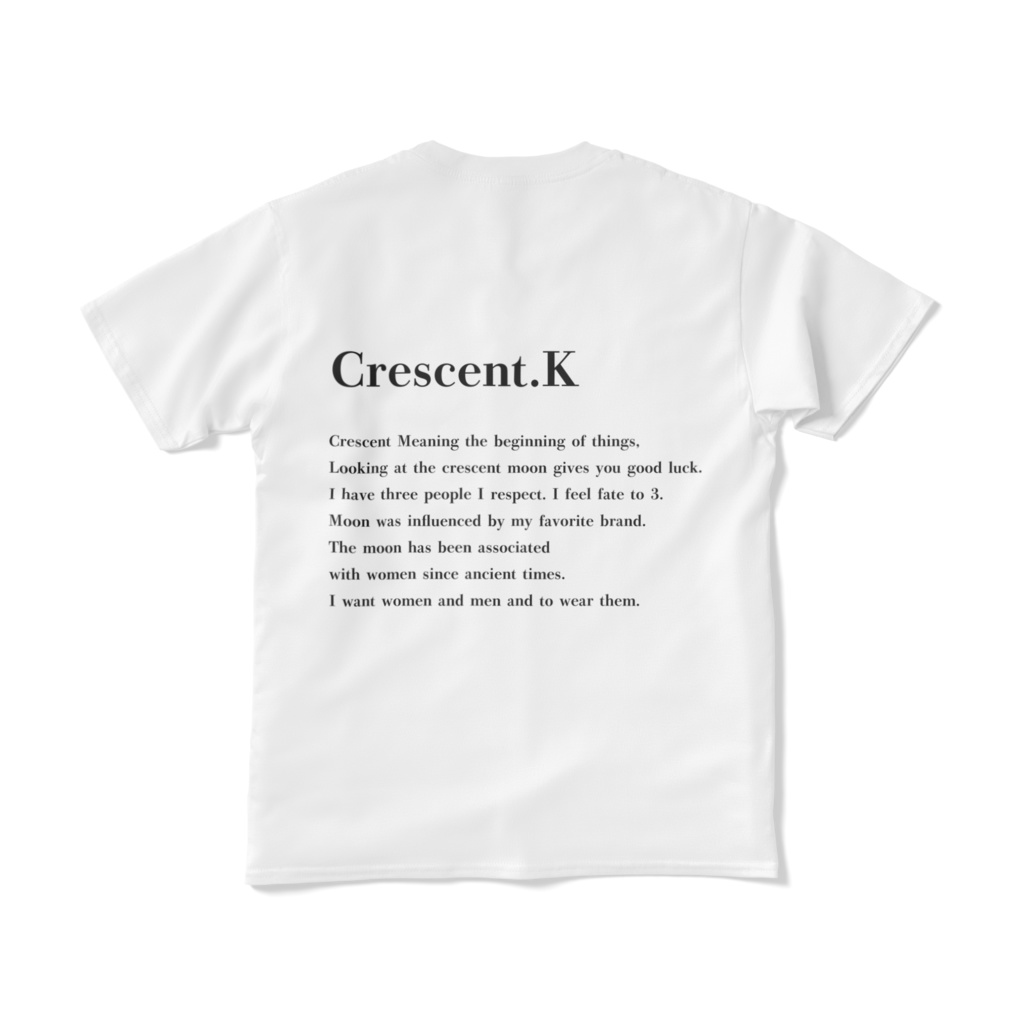 Crescent.K Tシャツ