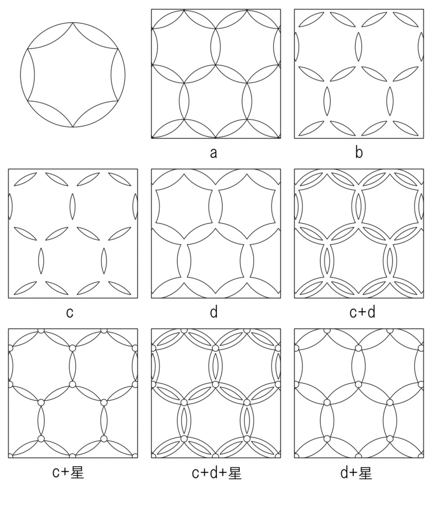 SAIクリスタ】七宝文様【ベクタ形式素材