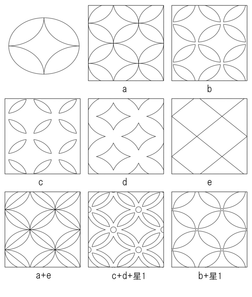 SAIクリスタ】七宝文様【ベクタ形式素材