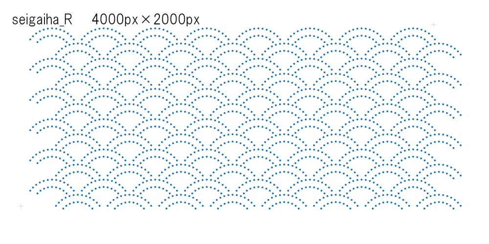 SAIクリスタ】青海波【ベクタ形式素材