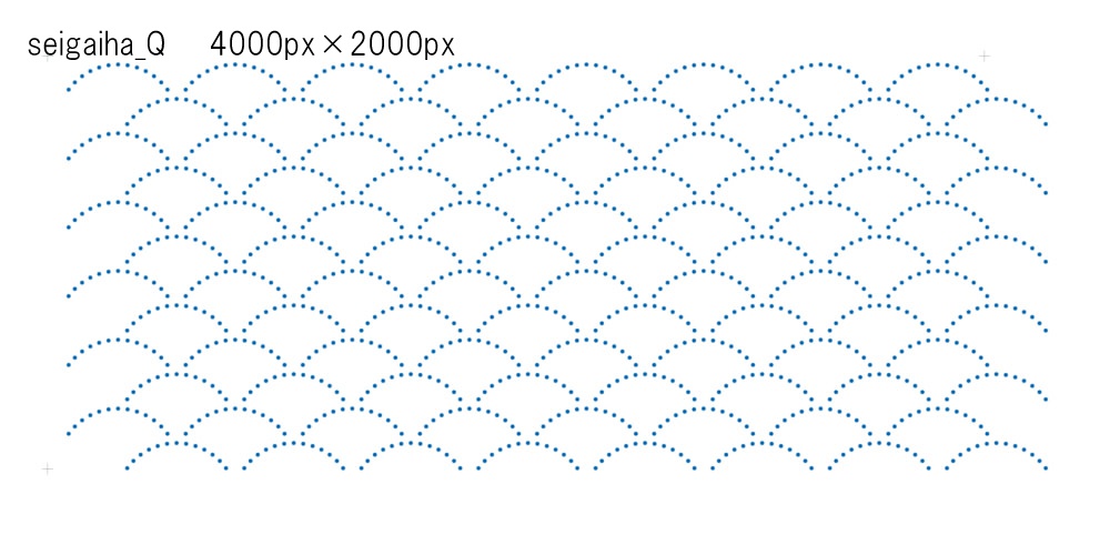 SAIクリスタ】青海波【ベクタ形式素材