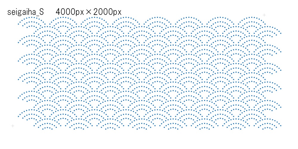 SAIクリスタ】青海波【ベクタ形式素材