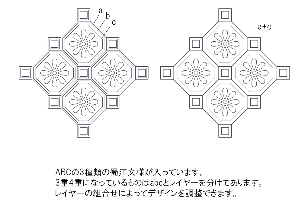 SAIクリスタ】蜀江【ベクタ形式素材