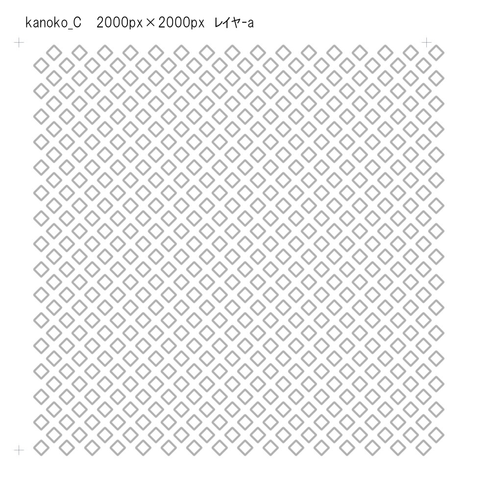 SAIクリスタ】鹿の子【ベクタ形式素材