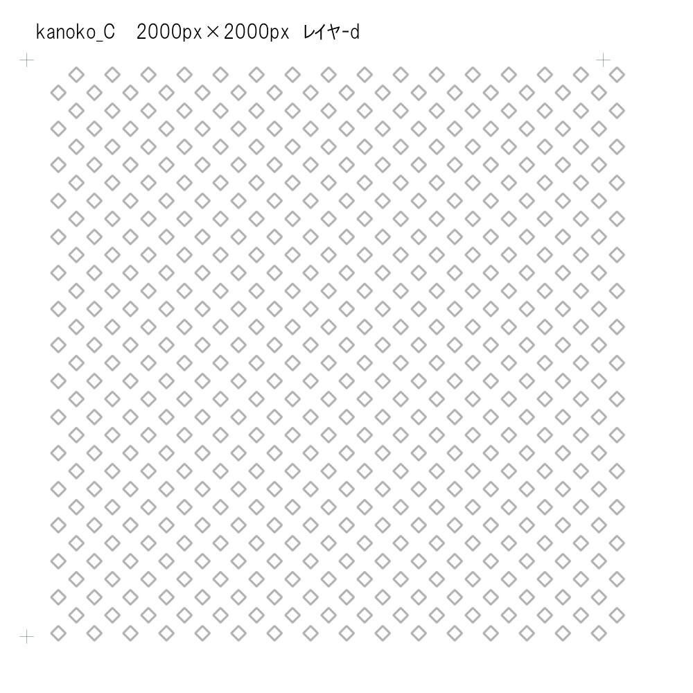 SAIクリスタ】鹿の子【ベクタ形式素材