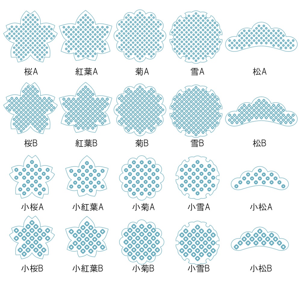 SAIクリスタ】鹿の子【ベクタ形式素材