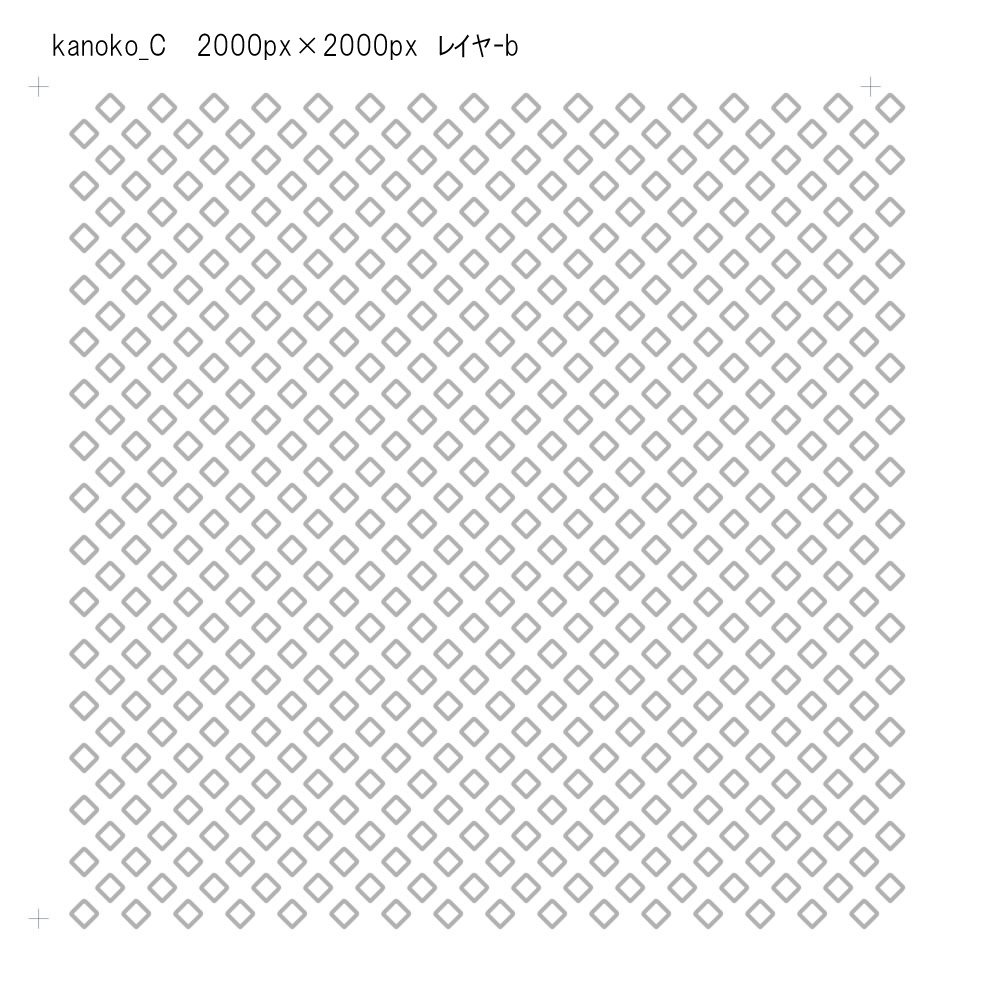 SAIクリスタ】鹿の子【ベクタ形式素材