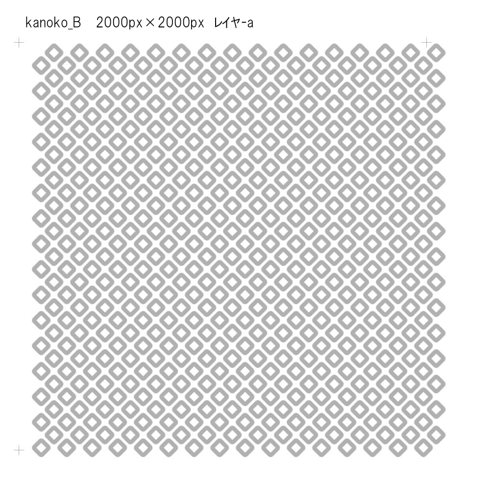 SAIクリスタ】鹿の子【ベクタ形式素材