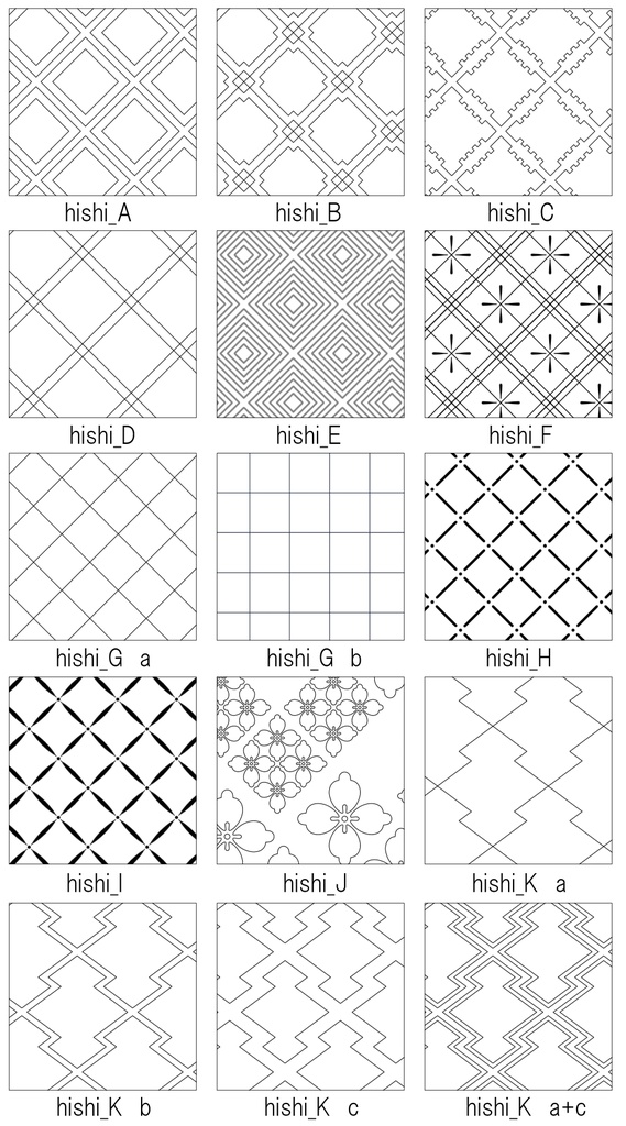 SAIクリスタ】菱【ベクタ形式素材