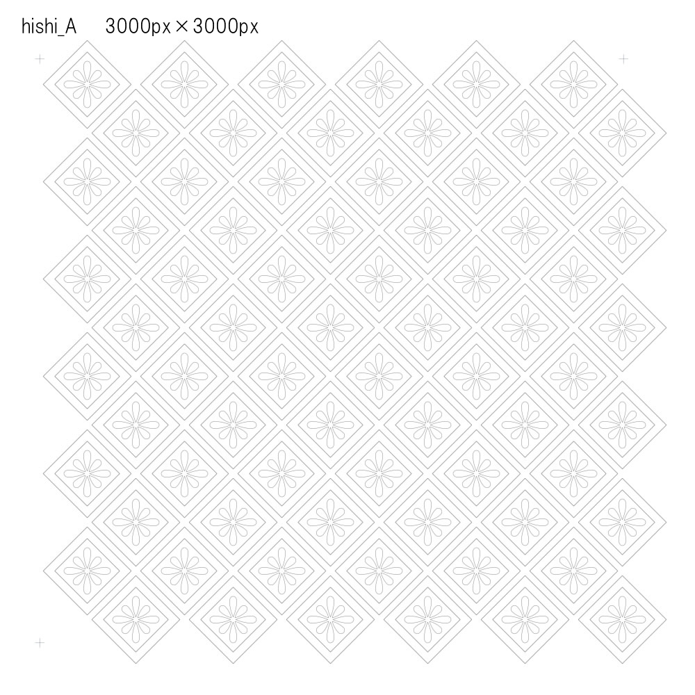 SAIクリスタ】菱【ベクタ形式素材