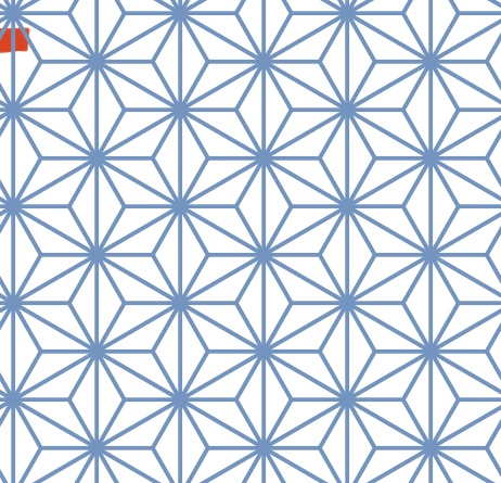 麻の葉パターン素材