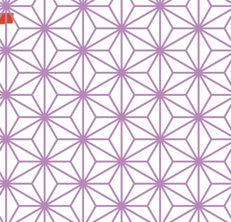 麻の葉パターン素材