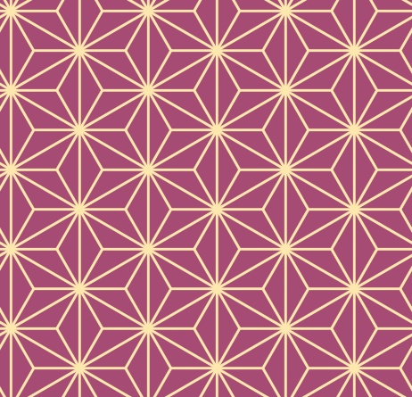 麻の葉パターン素材