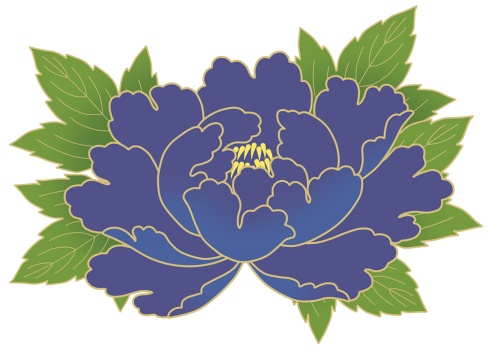 牡丹イラスト素材